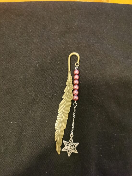 Bokmärke stort metall